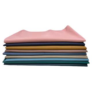 PU服装皮革面料弹力皮革纯色衣帽包边配皮软包床头亲肤柔软人造革