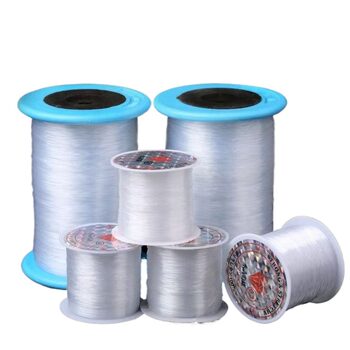 Diy transparent beaded rope fishing line non-elastic