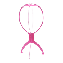 Wig hair stand is portable and can be assembled to prevent breakage of the wig support support shelf to assemble the hair rack to place the wig