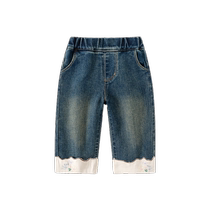 Girls pants autumn 2024 new style baby straight pants casual trousers spring and autumn childrens jeans autumn