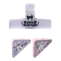 Qizhi is a fun folder corner folder combination set test paper clip triangle folder primary school student storage and organization information clip stationery paper clip book clip physical examination bill invoice handbook clip