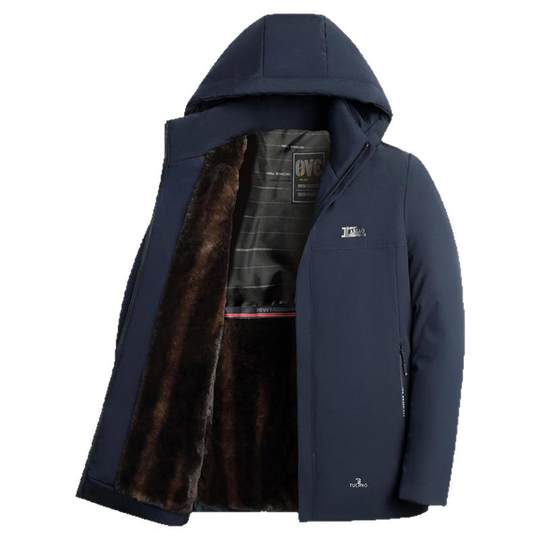 啄木鸟棉服2025新款时尚百搭休闲加厚保暖爸爸装棉衣男款冬季外套