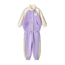 Wilberu childrens suit Western-style sweatshirt two-piece set spring and autumn baby boy 2024 new childrens autumn clothing