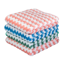 Cuisine spéciale Rag Disque non coloré à lhuile Eau Absorbant Hair Coral Suede Water Absorbant Home Easy To Clean Wipe Table Cloth