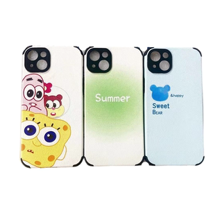 Suitable for y300 lambskin painted cartoon mobile phone case