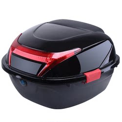 Electric vehicle trunk universal thickened large anti -shake battery car pedal motorcycle storage box tool box tail box