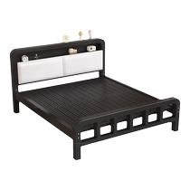 Signmaker iron bed double bed household iron frame single bed soft package 1 5 m 1 8 m assembled iron bed for rental