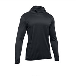 UAOMD ANROND/UA men's solid color hooded sports sweatshirt casual T-shirt stand collar training fitness long sleeves