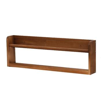 Yimu mingjia solid wood picture book shelf wall hanging number book shelf
