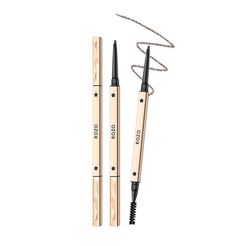 ROZO small gold diamond eyebrow pencil is water-resistant, long-lasting and not easy to fade