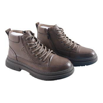 Men's winter suede leather boots martin boots leather shoes