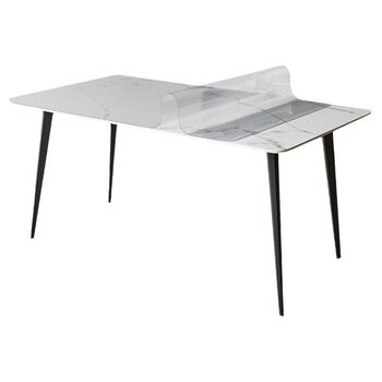 Soft glass pvc transparent tablecloth dining table mat waterproof Soft glass pvc transparent tablecloth dining table mat waterproof