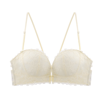 Front-button lace beautiful back underwear for women with small breasts gathered to show enlargement secondary breasts anti-sagging thin bra 2024 new hot style