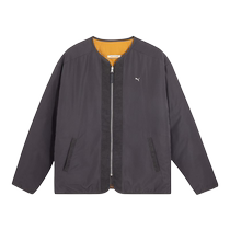 PUMA Puma automne nouveaux hommes et femmes veste décontractée sportive Deux côtés portent de la veste chaude coton 623045-13