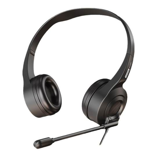 lenovo联想头戴式话务客服专用电脑耳机有线带麦克风降噪耳麦话筒