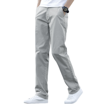 Luo meng pure cotton 2026 new summer thin casual pants