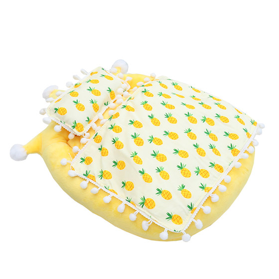 15cm20cm cotton doll bed product three -piece quilt quilt bed sleep pillow star doll pajamas dress