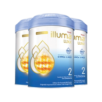 (Self-operated) Upgrade Wyeth Qifu Excellent Future 6HMO 2 segment 6-12 months infant milk powder 850g*3 cans