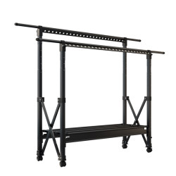 Clothes Drying Rack, Foldable, for Indoor Use, Balcony, Outdoor, Bedroom, Quilt Drying, Adjustable Height, Clothes Rack, Clothes Rod
