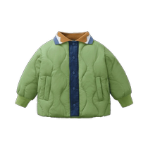(DuPont Three-Proof) Qiqi Bear Baby Lightweight Down Jacket Baby Warm Jacket Boys Down Liner Winter