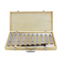 Orff Percussion Teaching Aids 8-Tone 10-Tone 17-Tone Brick Clock Piano Aluminum Plate Piano Hand Percussion Piano Playing Sound Strip Piano