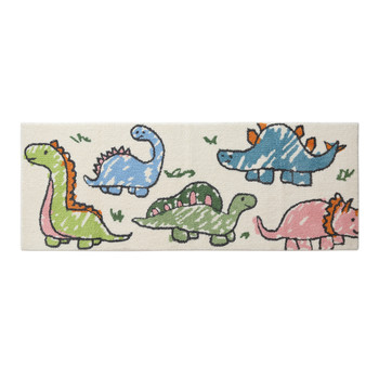 Cute cartoon dinosaur children's room floor mat bedside blanket