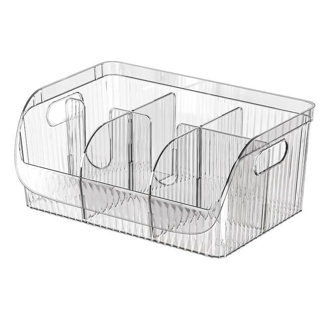 Transparent white cup holder storage box | purchase more than one person