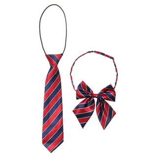 小学生领带男童幼儿园校服班服套装小领带女孩领花蝴蝶结小孩领结