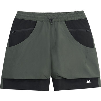 Bodydream outdoor quick-drying pants men's summer elastic sports quarter pants large pocket splicing overalls shorts