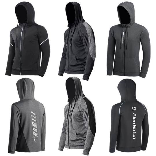 Schnelltrocknende Herbst-Fitness-Sportjacke für Herren für Sportstudenten