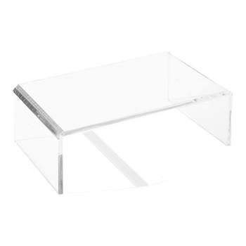 Thickened acrylic u-shaped storage rack step layered rack partition live storage display stand base custom bracket