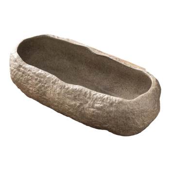 Imitation stone landscaping flowerpot ceramic home use