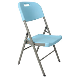 Folding chair, home dining chair, adult portable backrest stool, plastic office conference chair, modern minimalist computer chair