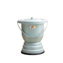 Temporary mobile toilet for pregnant women to get up at night household bedroom urinal spittoon with cover adult anti-odor special urinal