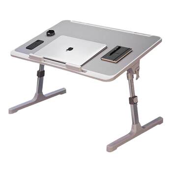 The small table on xiangmai bed can be folded and raised and lowered.