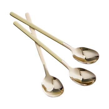 High-value 304 stainless steel spoon household long handle spoon