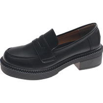 Simple temperament style Japanese soft girl formal JK small leather shoes womens new 2023 retro soft sole loafers single shoes