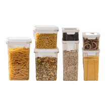 Sealed cans for grains kitchen refrigerator storage food-grade transparent plastic cans snacks dry goods tea storage cans