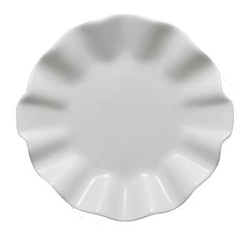 Ceramic plate dish pure white chinese hotel tableware