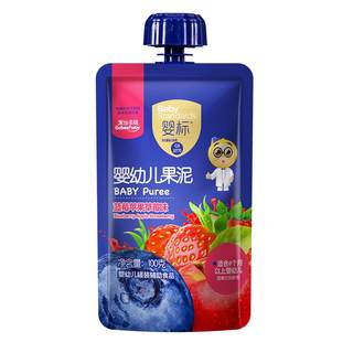 Cartoon-kekse mit geschmolzenen bohnen und babyjoghurt