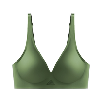 Catman Seamless Underwear Womens Small Breast Push-Up Bra Without Wires One-piece Soft Support Anti-Sagging Thin Bra