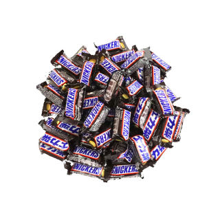 小小士力架30支花生夹心巧克力散装儿童节礼物散装糖果批发