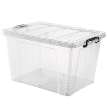 Containing box transparent home large capacity toy Lego storage box Sub-medicine containing box clothes pants finishing box