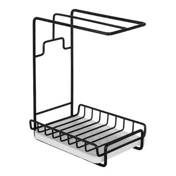 Rag rack kitchen drain rack hole-free storage rack