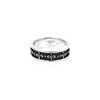 S925 silver antique old dragon and snake couple ring