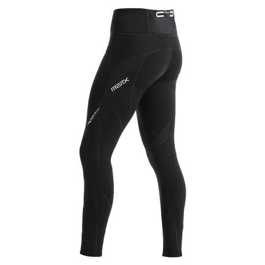 Fleece thermal compression tights MZPX knee protection