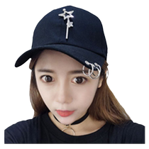 Hats for women Korean version casual peaked hat sun protection sun hat visor round face big face slim baseball cap for women