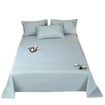 Bamboo fiber ice silk mat three-piece summer bed single air-conditioned soft mat machine washable household summer mat