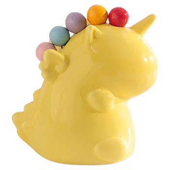 Unicorn fruit fork cute small fork storage tank