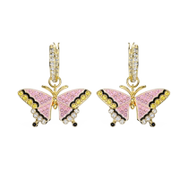 Swarovski Idyllia Earrings Butterfly Shape Earrings Gift Women Light Luxurious Temperament